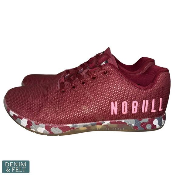 NOBULL Unisex Radial Trainer Cabernet Red Gym CrossFit Shoes/Sneakers - Picture 7 of 16
